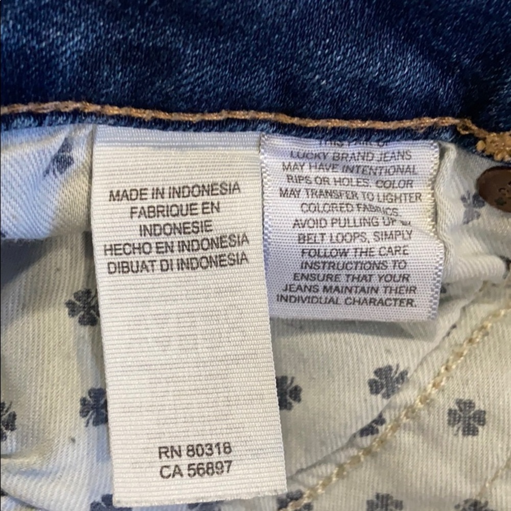 Lucky Brand Lolita Skinny Capri Jeans sz 27 (sz 4) - Picture 8 of 8